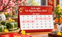 Lịch nghỉ Tết Nguyên đán 2027 được chốt thế nào tại Thông báo 11483/TB-BNV?