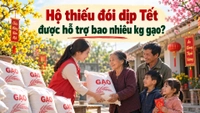 Hộ thiếu đói dịp Tết được hỗ trợ bao nhiêu kg gạo?