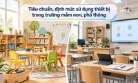 Tiêu chuẩn, định mức sử dụng thiết bị trong trường mầm non, phổ thông như thế nào?