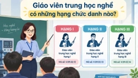 Giáo viên trung học nghề có những hạng chức danh nào?