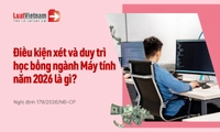 Học bổng ngành Máy tính năm 2026: Điều kiện xét và duy trì học bổng
