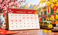 Hà Nội: Công chức, viên chức nghỉ Tết Âm lịch 2027 từ 04/02 đến hết 10/02