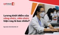 Mức lương khởi điểm của công chức, viên chức mới nhất