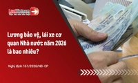 Mức lương mới nhất của bảo vệ, lái xe cơ quan Nhà nước năm 2026