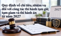 Công tác thi hành tạm giữ, tạm giam và thi hành án từ năm 2027 phải đáp ứng những chỉ tiêu, nhiệm vụ nào?