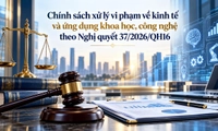Nghị quyết 37/2026/QH16 quy định chính sách đặc thù khi xử lý vi phạm về kinh tế và ứng dụng khoa học, công nghệ như thế nào?