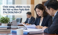Chức năng, nhiệm vụ của Bộ Nội vụ mới nhất theo quy định Nghị định 276 ra sao?