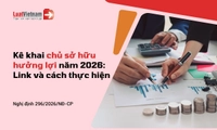 Link kê khai chủ sở hữu hưởng lợi 2026 online mới nhất