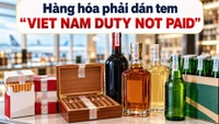 Hàng hóa nào phải dán tem “VIET NAM DUTY NOT PAID”, vị trí dán tem ở đâu?