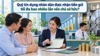 Quỹ tín dụng nhân dân được nhận tiền gửi tối đa bao nhiêu lần vốn chủ sở hữu?