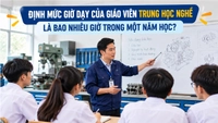 Định mức giờ dạy của giáo viên trung học nghề là bao nhiêu giờ trong một năm học?