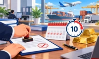 Rút ngắn thời hạn cấp phép xuất nhập khẩu vàng nguyên liệu còn 10 ngày làm việc