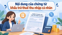 Chứng từ khấu trừ thuế thu nhập cá nhân phải có những nội dung gì?