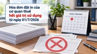 Hóa đơn đặt in của cơ quan thuế chưa sử dụng hết phải xử lý thế nào từ 01/7/2026?