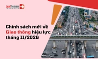 Chính sách mới về Giao thông hiệu lực tháng 11/2026