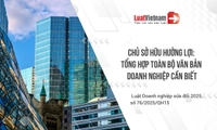 Tổng hợp toàn bộ văn bản về chủ sở hữu hưởng lợi mới nhất năm 2026