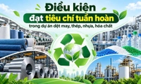 Dự án dệt may, thép, nhựa, hóa chất phải đáp ứng những yêu cầu nào để đạt tiêu chí tuần hoàn?