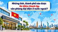 Những tỉnh, thành phố nào được thí điểm thành lập văn phòng đại diện ở nước ngoài?