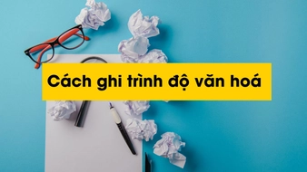 Trình độ văn hóa ghi đại học hay 12/12 trong sơ yếu lý lịch?