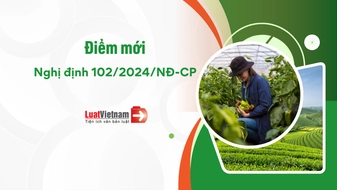 Điểm mới Nghị định số 102/2024/NĐ-CP hướng dẫn Luật Đất đai 2024 