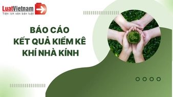 Mẫu báo cáo kết quả kiểm kê khí nhà kính cấp cơ sở mới nhất 