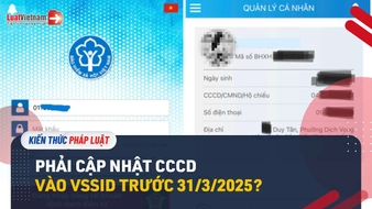 Video chỉ cách cập nhật số CCCD vào ứng dụng VssID nhanh nhất
