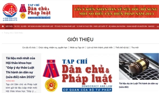 Mời hợp tác truyền thông trên các ấn phẩm của Tạp chí Dân chủ và Pháp luật