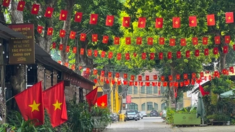 TP Hà Nội treo cờ Tổ Quốc từ ngày 18/8/2025 đến hết 03/9/2025