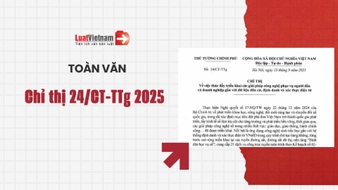Toàn văn Chỉ thị 24/CT-TTg 2025: Làm thủ tục bay nội địa bằng VNeID