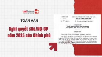 Tải toàn văn Nghị quyết 306 NQ CP về điều chỉnh Quy hoạch tổng thể quốc gia