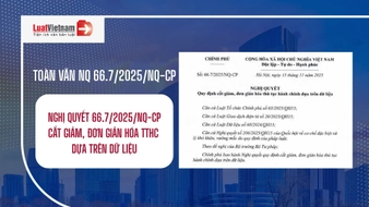 Tải Nghị quyết 66.7 2025 NQ CP về cắt giảm, đơn giản hóa thủ tục hành chính PDF