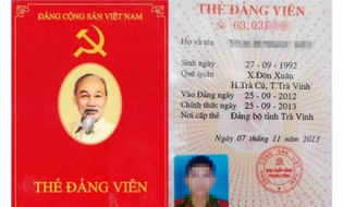 Mẫu Quyết định đổi lại thẻ đảng viên cho cá nhân đảng viên