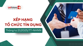 Thông tư 21/2025/TT-NHNN: Điểm mới về xếp hạng tổ chức tín dụng