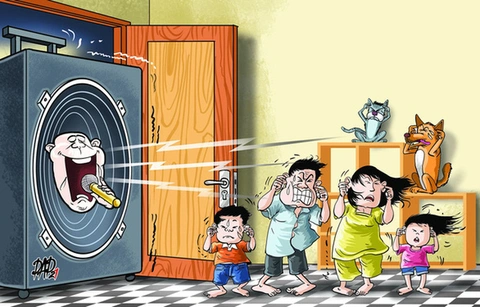 Cách phản ánh khi hàng xóm hát karaoke ồn ào thế nào?