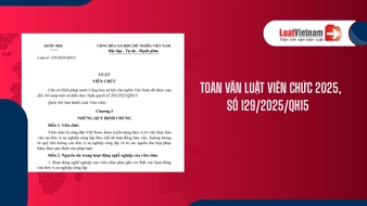 Tải Luật Viên chức 2025, số 129/2025/QH15 