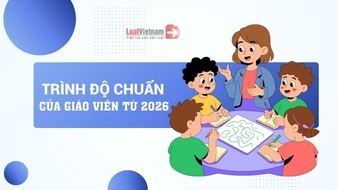 Trình độ chuẩn đào tạo của nhà giáo các cấp từ 2026