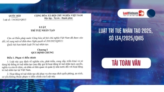 Tải Luật Trí tuệ nhân tạo 2025, số 134/2025/QH15