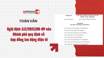Tải Nghị định 337 2025 NĐ CP về hợp đồng lao động điện tử