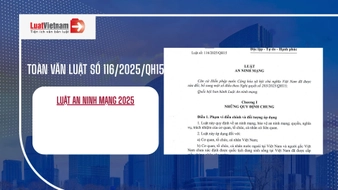 Tải Luật An ninh mạng 2025, số 116/2025/QH15