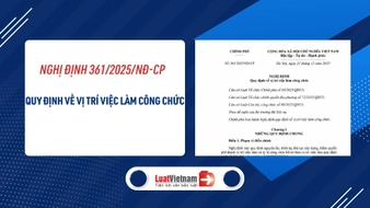 Tải Nghị định 361/2025/NĐ-CP quy định về vị trí việc làm công chức