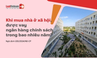 Mua nhà ở xã hội: Được vay ngân hàng chính sách trong bao nhiêu năm?