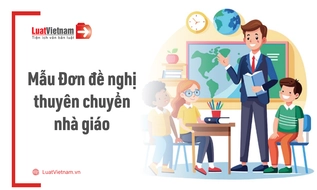 Mẫu Đơn đề nghị thuyên chuyển nhà giáo trong cơ sở giáo dục công lập