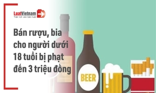 Người dưới 18 tuổi mua rượu bia, thuốc lá: Ai bị xử phạt?