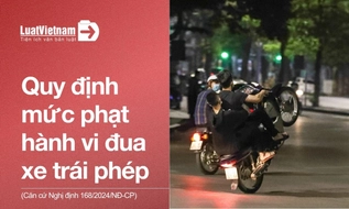 Năm 2026, đua xe trái phép bị xử phạt như thế nào?