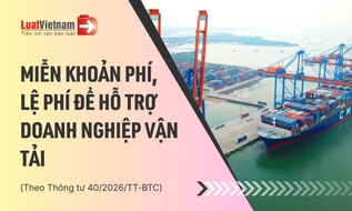 3 Điểm mới của Thông tư 40/2026/TT-BTC trong lĩnh vực giao thông vận tải