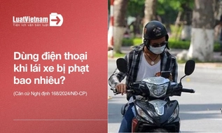Vừa lái xe vừa dùng điện thoại: Phạt bao nhiêu?