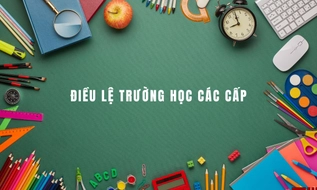 Từ 10/5/2026, áp dụng Điều lệ chung cho trường tiểu học, THCS, THPT, trường nhiều cấp học