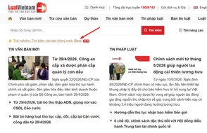LuatVietnam ra mắt tính năng Tìm kiếm văn bản thông minh 