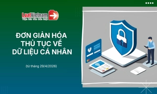 5 thủ tục về dữ liệu cá nhân được rút gọn hồ sơ, phân cấp giải quyết cho công an tỉnh từ 29/4/2026