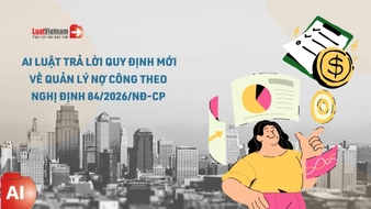 AI Luật trả lời quy định mới về quản lý nợ công theo Nghị định 84/2026/NĐ-CP